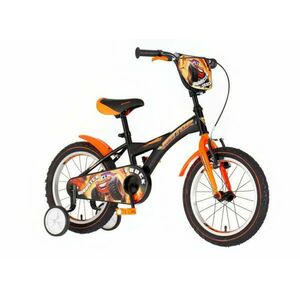 Visitor Monster Truck 16 gyerek kerékpár fekete-narancs kép
