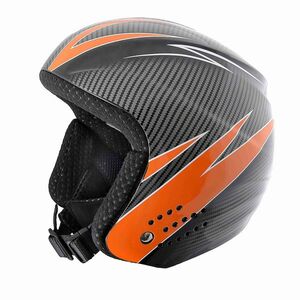 BLIZZARD-RACE ski helmet, carbon orange, size 50-52 uni Fekete 50/52 cm 23/24 kép