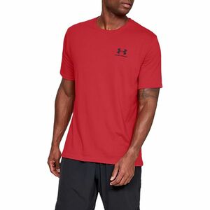 UNDER ARMOUR-SPORTSTYLE LEFT CHEST SS-RED Piros M kép