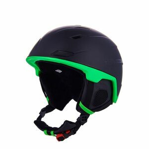 BLIZZARD-Double ski helmet, black matt/neon green, big logo Fekete 60/63 cm 23/24 kép
