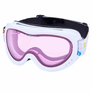 BLIZZARD-Ski Gog. 907 DAO, white shiny, rosa1 Fehér UNI kép