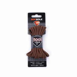 SOFSOLE-LACES OUTDOOR 801935 LIGHT BROWN WAXED 114 CM Barna 114 cm kép