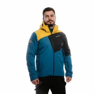 BLIZZARD-Ski Jacket Leogang, petroleum/mustard yellow Kék XXL kép