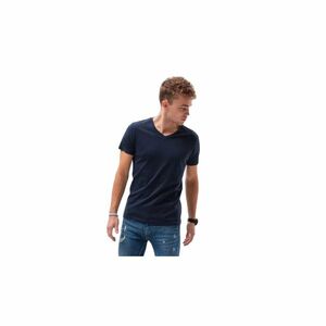 OMBRE-T-shirt SS-S1369-V2-NAVY Kék S kép