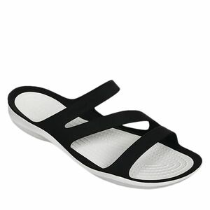 CROCS-Swiftwater Sandal W black/white Fekete 36/37 kép