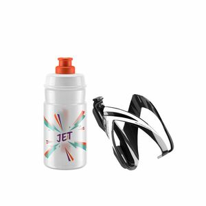 ELITE-KIT CEO black glossy + bottle JET 350 ml clear orange logo Fekete 0, 35L kép