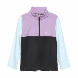 COLOR KIDS-Fleece Pulli - Colorblock, violet tulle kép