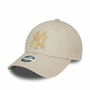 NEW ERA-940W MLB Wmns metallic logo 9forty NEYYAN beige kép