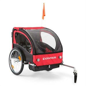DURAMAXX Trailer Swift, gyermekszállító kerékpár utánfutó, 2 ülés, max. 20 kg kép