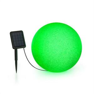 Blumfeldt Shinestone Solar 40, gömblámpa, napelem, Ø 40 cm, RGB-LED, IP68, akkumulátor kép