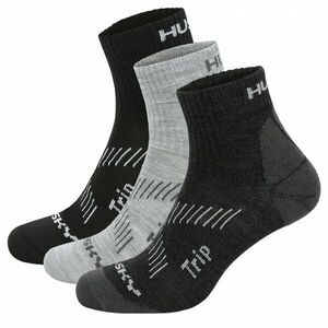 HUSKY Trip zokni 3Pack, fekete/világosszürke/sötétszürke kép