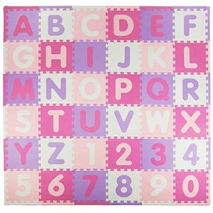 Szivacs puzzle szőnyeg inSPORTline Alfabino 30x30x1 cm, 36db kép