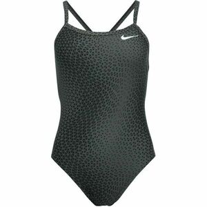 Nike HYDRASTRONG DELTA Női egyrészes fürdőruha, sötétszürke, méret kép