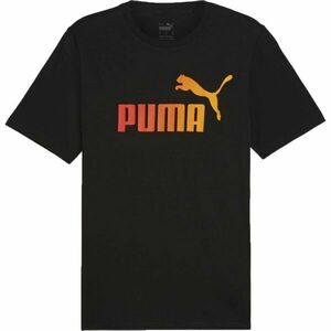 Puma ESSENTIALS + SUMMER SPORTS TEE Férfi póló, fekete, méret kép