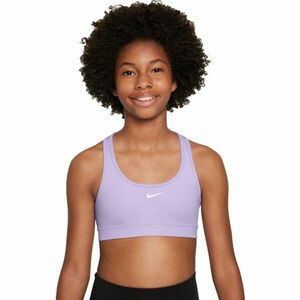 Nike DRI-FIT SWOOSH Lány sportmelltartó, lila, méret kép