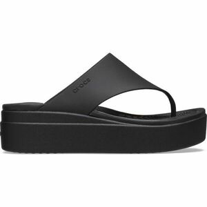 Crocs BROOKLYN FLIP W Női flip-flop papucs, fekete, méret 39/40 kép