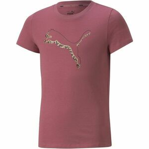 Puma ALPHA TEE G Lány póló, rózsaszín, méret kép