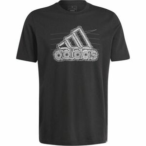 adidas GROWTH BOSS TEE Férfi póló, fekete, méret kép