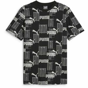 Puma ESSENTIALS + LOGO LAB AOP TEE Férfi póló, fekete, méret kép
