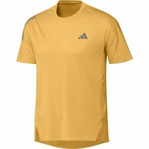 adidas ADIZERO TEE M Férfi póló sportoláshoz, sárga, méret kép
