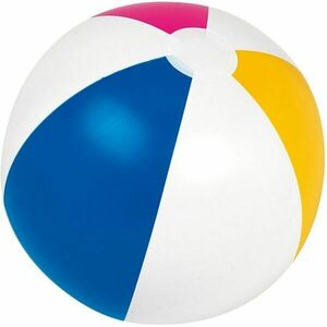 HS Sport MATTE PANEL BALL Felfújható strandlabda, fehér, méret kép