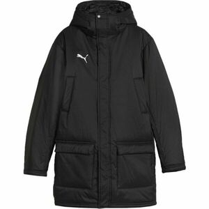 Puma TEAMFINAL WINTER JACKET Férfi téli futball kabát, fekete, méret kép