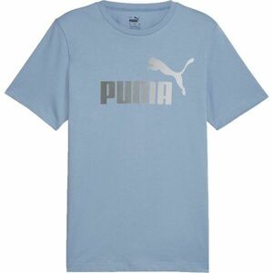 Puma ESSENTIALS + SUMMER SPORTS TEE Férfi póló, világoskék, méret kép