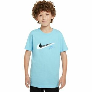 Nike SPORTSWEAR Fiú póló, világoskék, méret kép