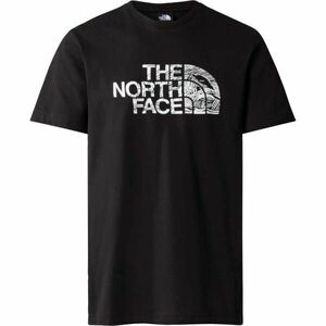 The North Face WOODCUT M Férfi póló, fekete, méret kép