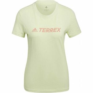adidas TERREX TEE Női outdoor póló, világoszöld, méret kép