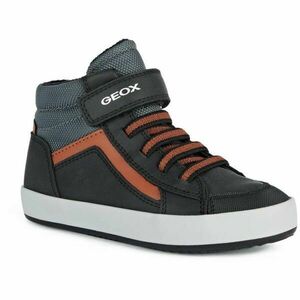 Geox J GISLI B. Fiú bokaszárú tornacipő, fekete, méret kép