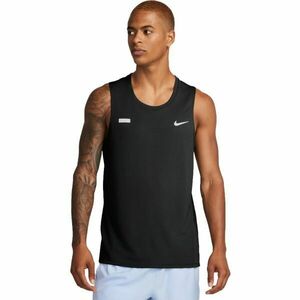 Nike MILER FLASH Férfi ujjatlan felső, fekete, méret kép