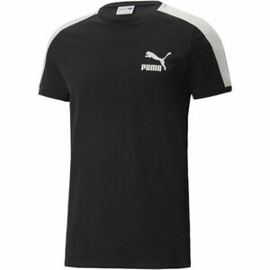 Puma T7 ICONIC TEE Férfi póló, fekete, méret kép