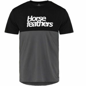 Horsefeathers FURY Férfi kerékpáros póló, sötétszürke, méret kép