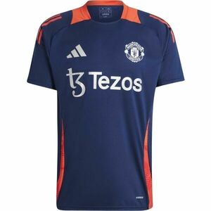 adidas MANCHESTER UNITED FC TRAINING JERSEY Férfi futballmez, sötétkék, méret kép