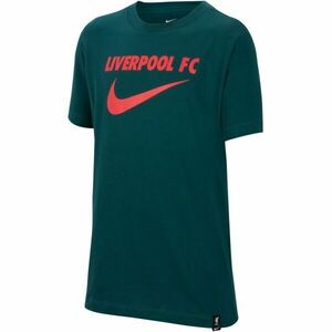Nike LIVERPOOL FC SWOOSH Gyerek póló, sötétzöld, méret kép