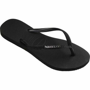 HAVAIANAS SLIM GLITTER II Női strandpapucs, fekete, méret 39/40 kép