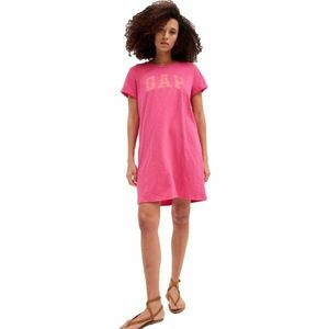 GAP V-SS ME GAP LOGO DRESS Női ruha, rózsaszín, méret kép