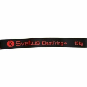 SVELTUS ELASTI´RING 15 KG Erősítő gumiszalag, fekete, méret kép