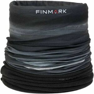 Finmark FSW-242 Multifunkcionális kendő fleece résszel, fekete, méret kép