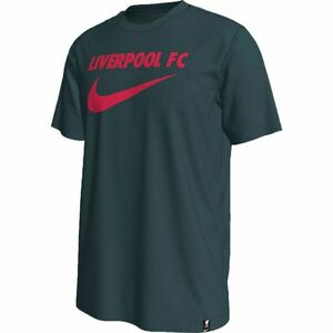 Nike LFC M NK SWOOSH TEE Férfi póló, sötétzöld, méret kép