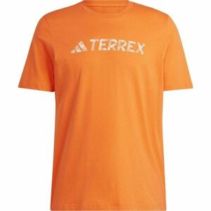 adidas TERREX CLASSIC LOGO TEE Férfi póló, narancssárga, méret kép