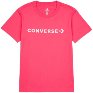 Converse CF STRIP WORDMARK SS TEE Női póló, rózsaszín, méret kép