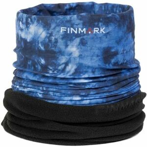 Finmark FSW-243 Multifunkcionális kendő fleece résszel, kék, méret kép