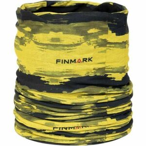 Finmark FSW-204 Multifunkcionális kendő fleece béléssel, sárga, méret kép