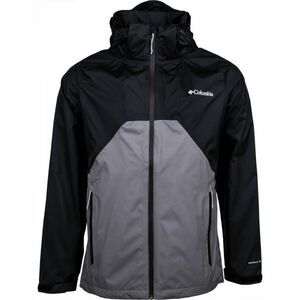 Columbia RAIN SCAPE JACKET Férfi kabát, fekete, méret kép