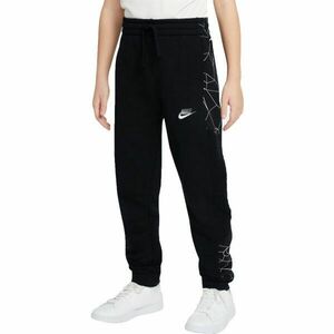 Nike NSW PANT CLUB AOP B Fiú melegítőnadrág, fekete, méret kép
