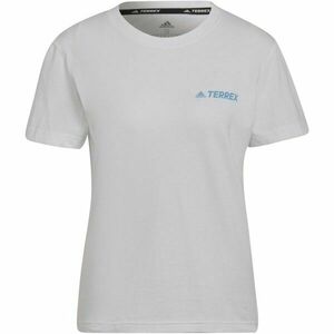 adidas TERREX TEE Női outdoor póló, fehér, méret kép