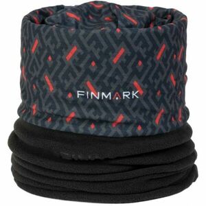 Finmark FSW-226 Multifunkcionális kendő fleece résszel, sötétszürke, méret kép