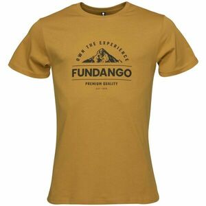 FUNDANGO BASIC Férfi póló, sárga, méret kép